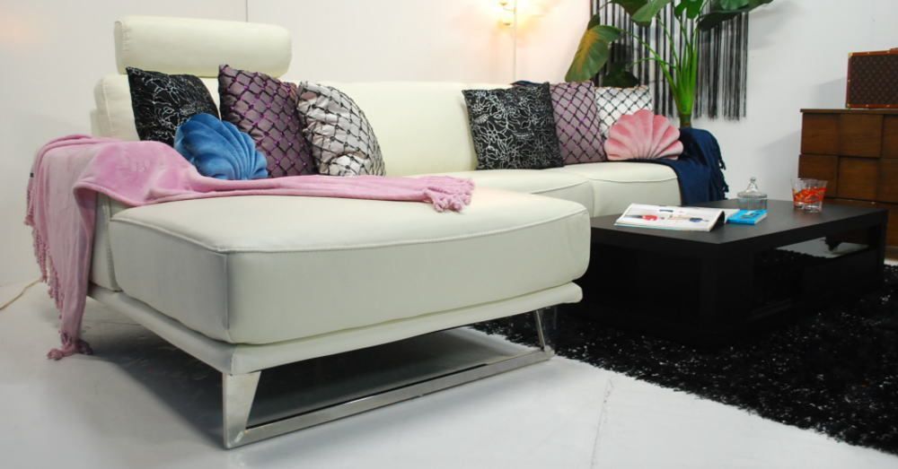 L型カウチソファーセット