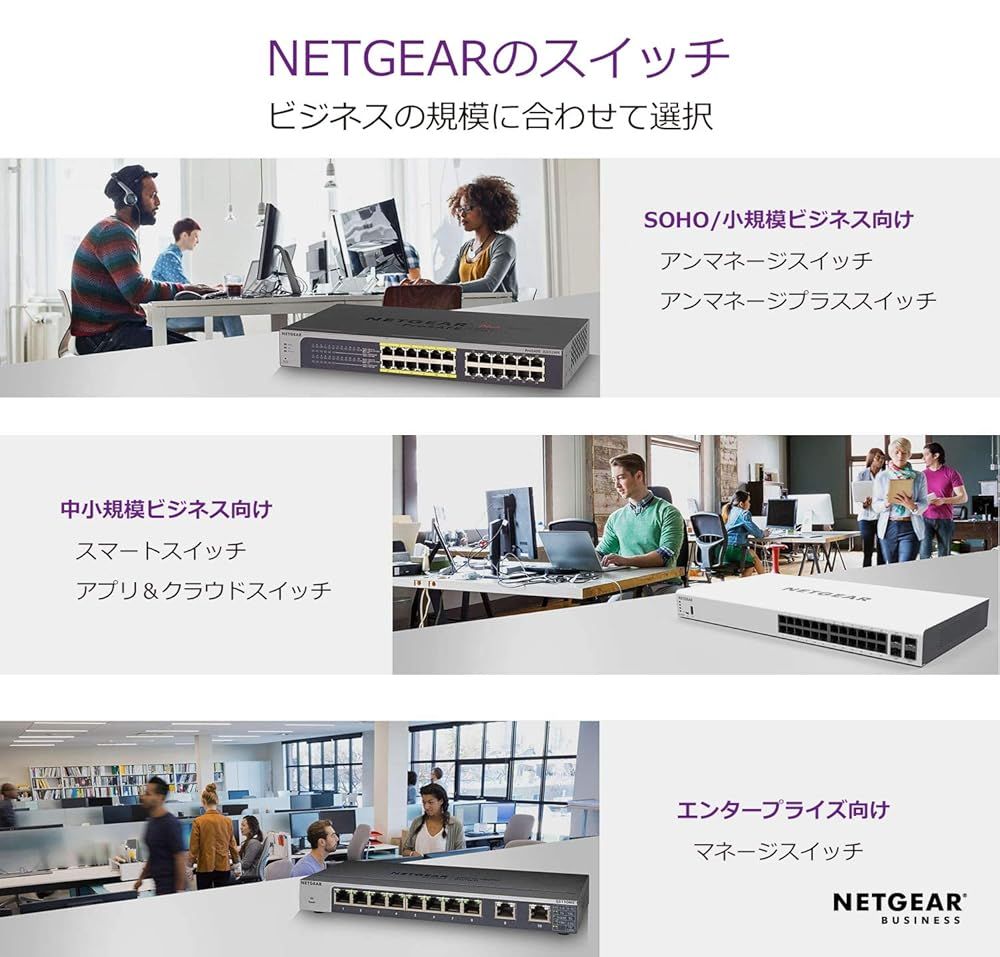 メーカー3年保証 アンマネージスイッチ