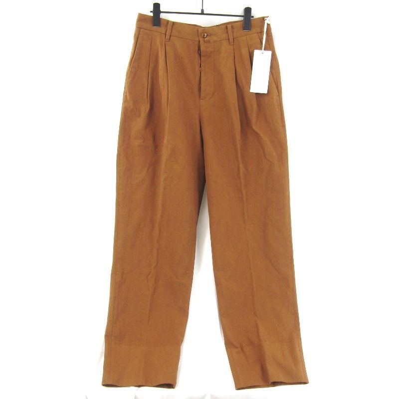 MAATEE＆SONS マーティアンドサンズ 俺のチノパン春夏 23SS MT3103-0205A ワークパンツ 強撚GABA Reddish Brown 1 タグ付き 65008916