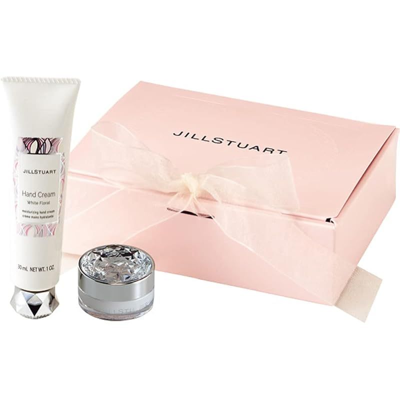 ジルスチュアート ジル スチュアート (JILL STUART) リップバーム・ ハンドクリーム セット お祝い プレゼント 誕生日 クリスマス (ギフトBOX入り 手提げ袋付)(J-53)