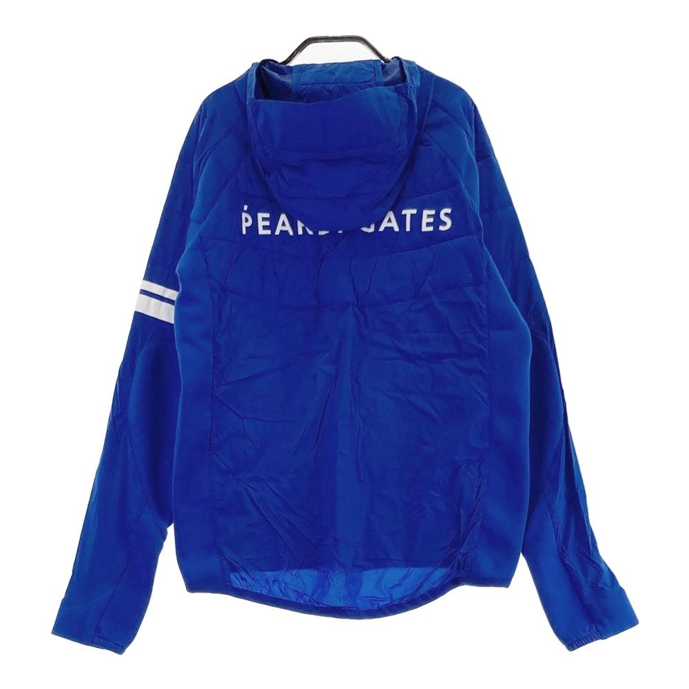 サイズ 4 PEARLY GATES パーリーゲイツ PPG フード付 中綿ジャケット ブルー系 240101393855 ゴルフウェア メンズ ストスト