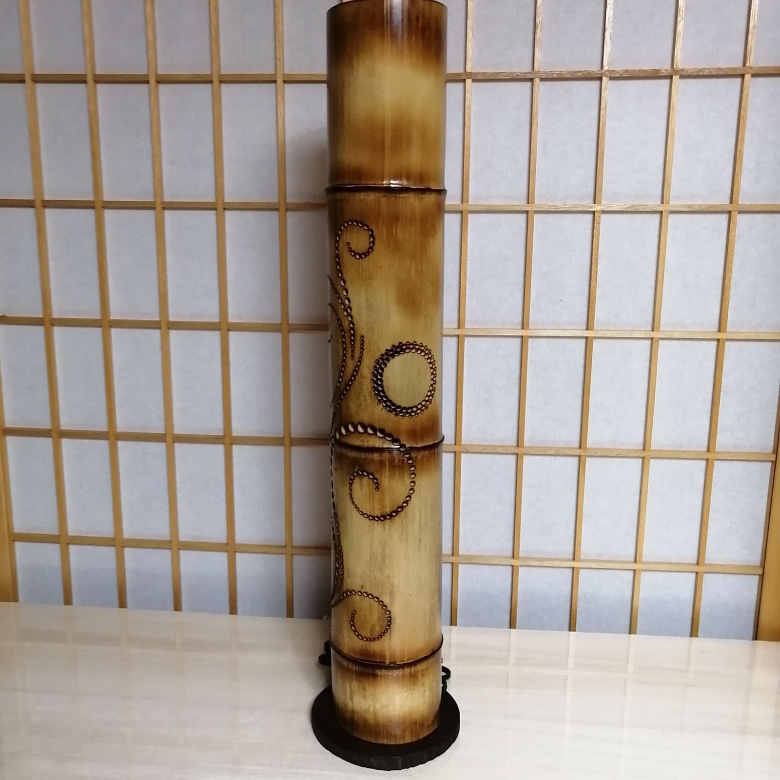 癒し灯火 竹行灯 No23230