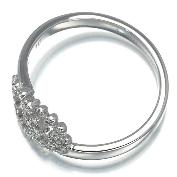 グッチ リング ダイヤ ダイヤモンド GGランニング 9号 K18WG #164968  