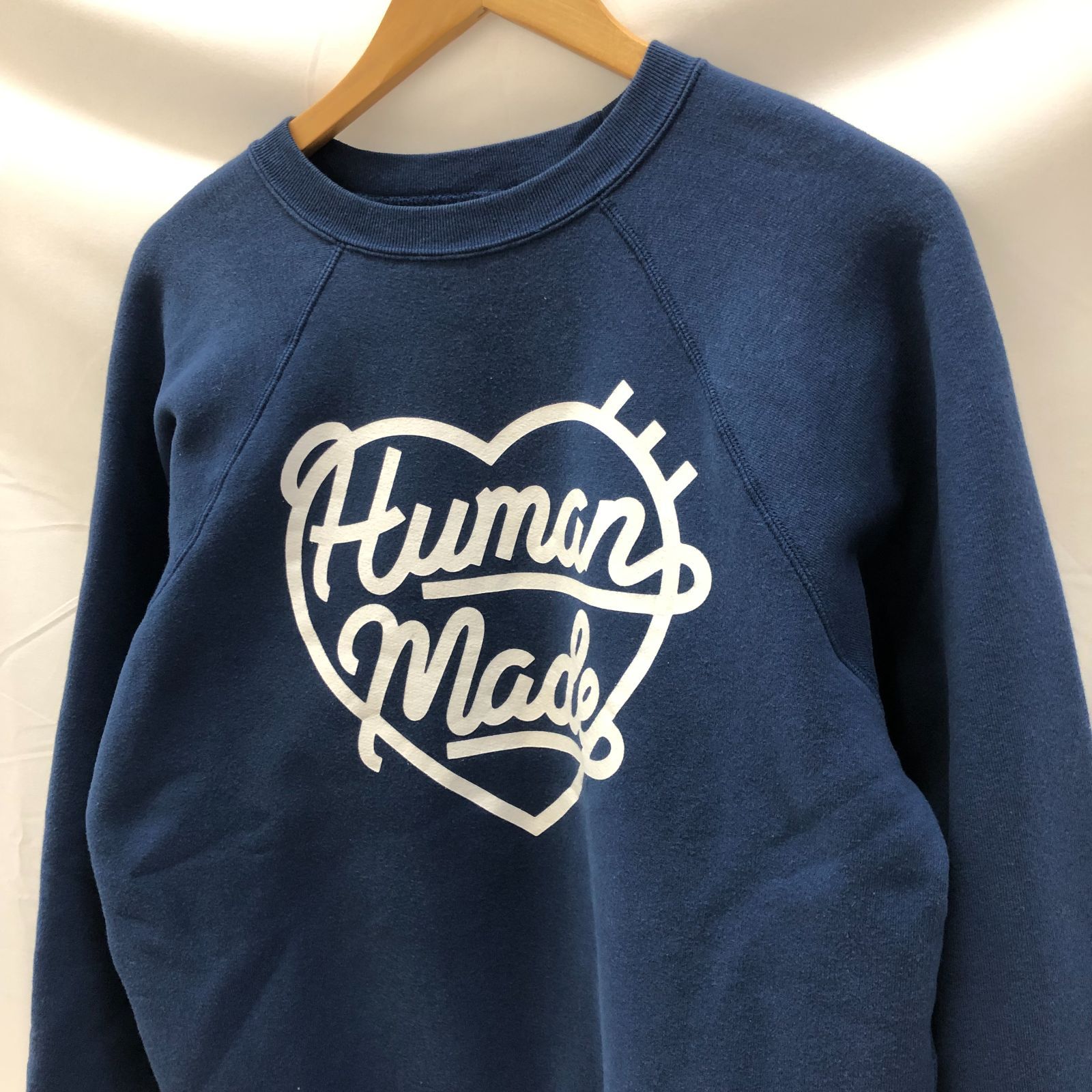 HUMAN MADE RAGLAN CREWNECK SWEAT SHIRT M ヒューマンメイド ラグラン  