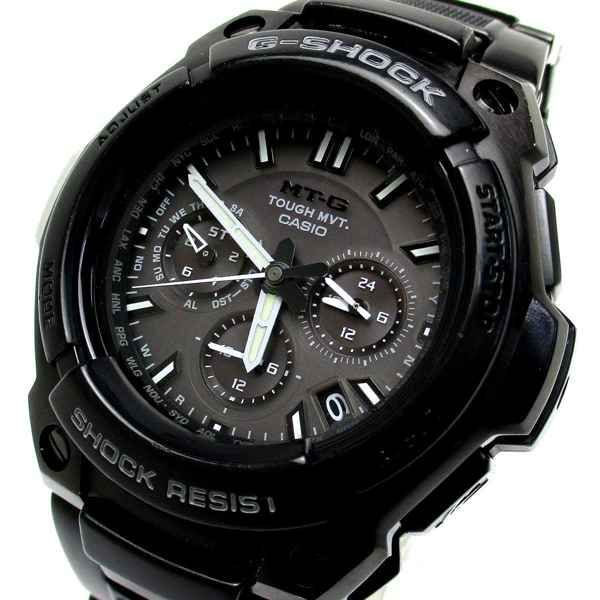 カシオ Gショック MT-G メンズ ソーラー電波 ブラック MTG-1200B-1AJF 時計 CASIO G-SHOCK マルチバンド6 黒  稼動品 - メルカリ