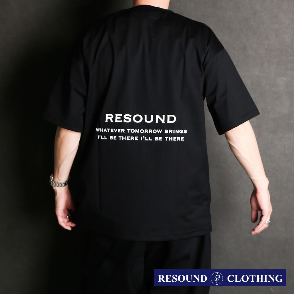 RESOUND CLOTHING 】BACK ICON ROGO LOOSE TEE / オーバーサイズ