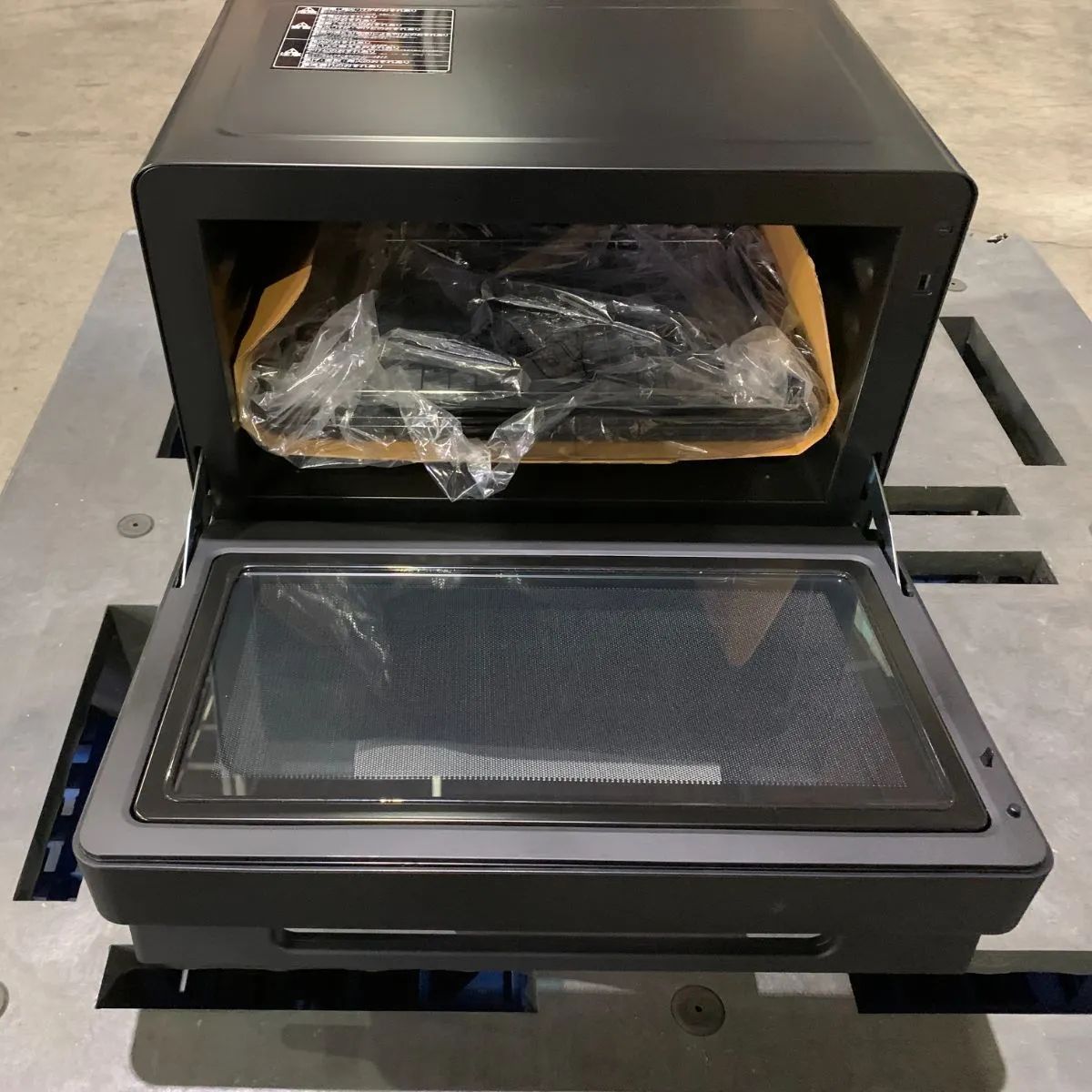 開封済・未使用品】日立 オーブンレンジ ヘルシーシェフ 30L MRO-W1B K