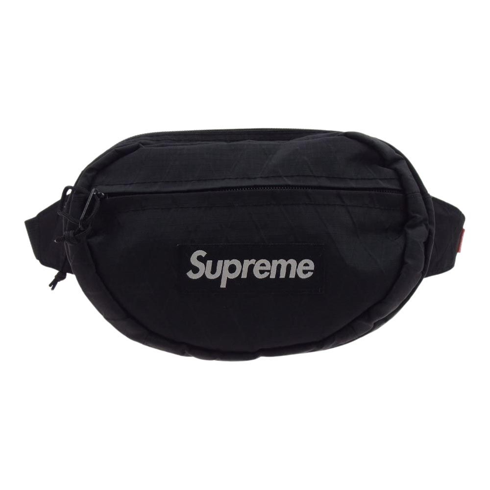 Supreme シュプリーム ショルダーバッグ 18AW Waist Bag ウェスト バッグ ボックスロゴ ショルダー バッグ ポーチ ブラック系【中古】