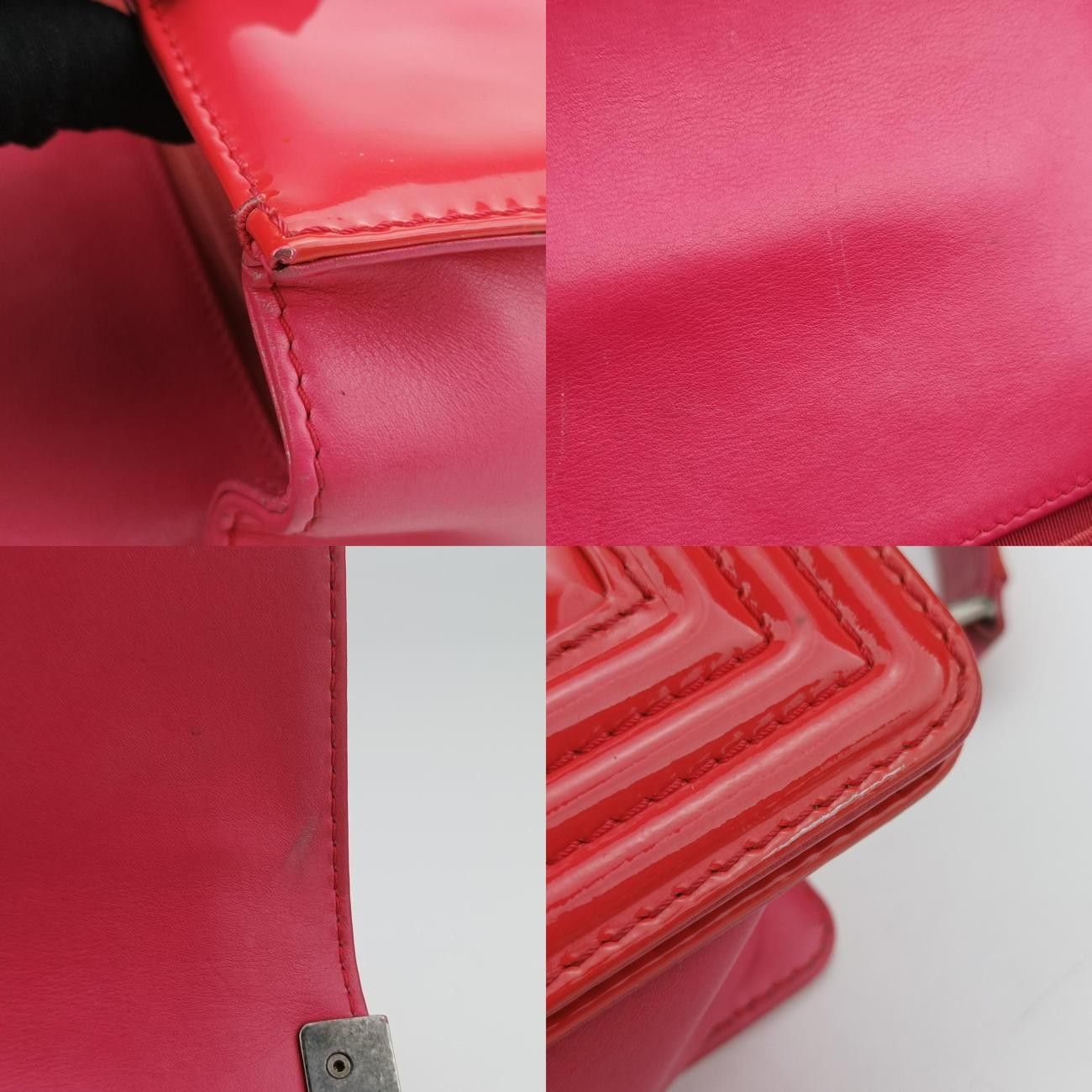 シャネルChanelボーイシャネルピンクパテントA6708617870145