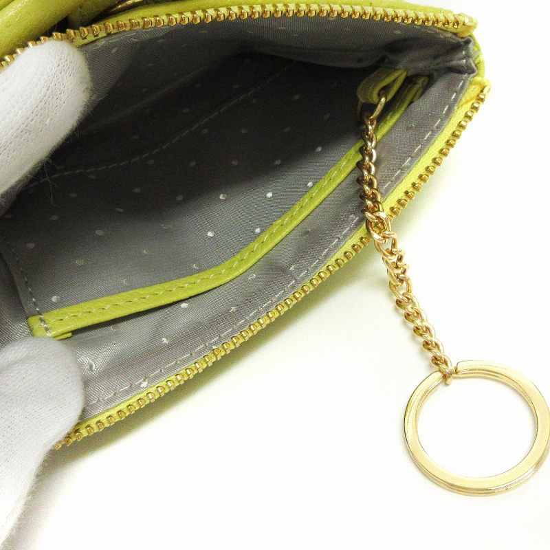 虎屋ういろ × perche ペルケ × ear コラボ がま口 折り財布 黄色