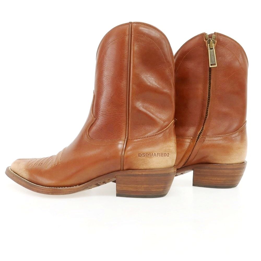 レザー ウエスタンブーツ