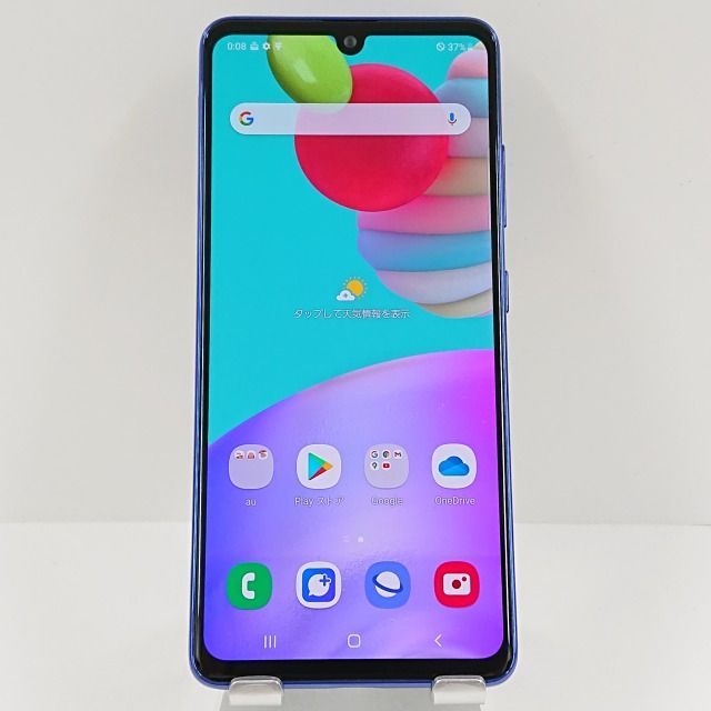 Galaxy A41 SCV48 au ブルー 送料無料 本体 c07771