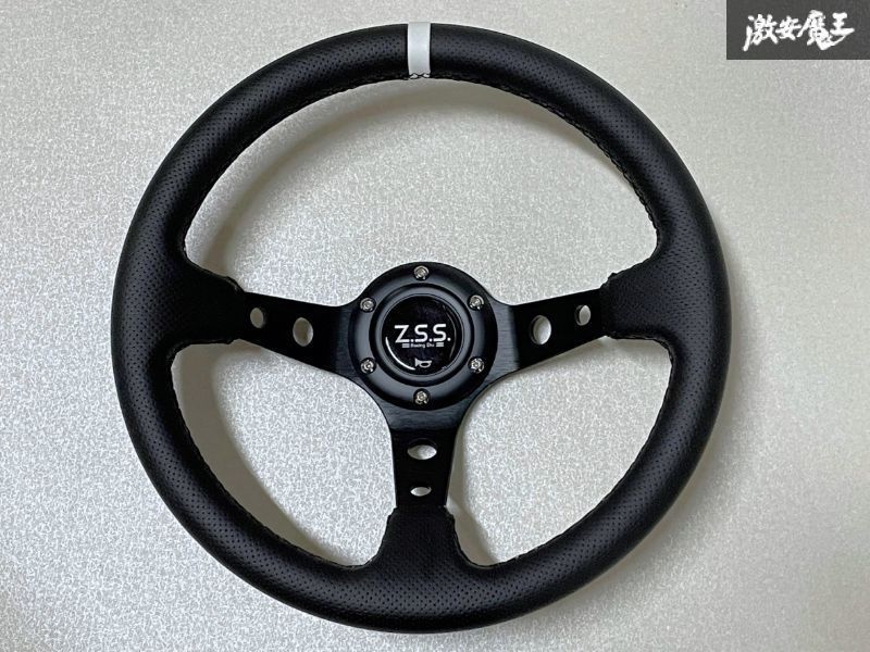Z.S.S. ディープコーン スポーツ ステアリング 320φ 320mm パンチング