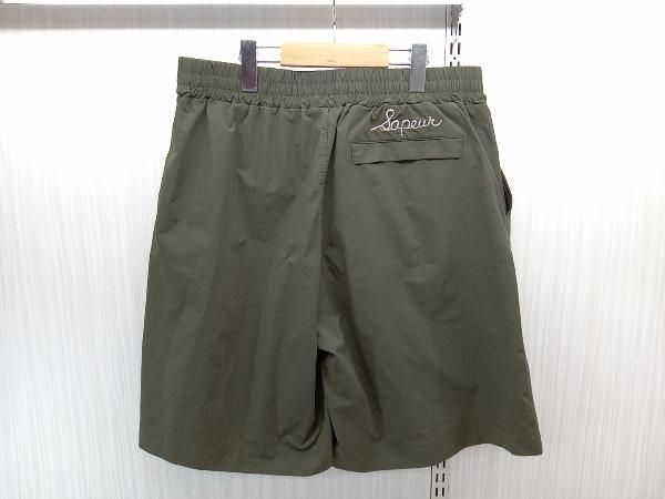SAPEur バスケショーツ カーキ サプール SAPEur サプール パイルショーツ ショートパンツ バスパン