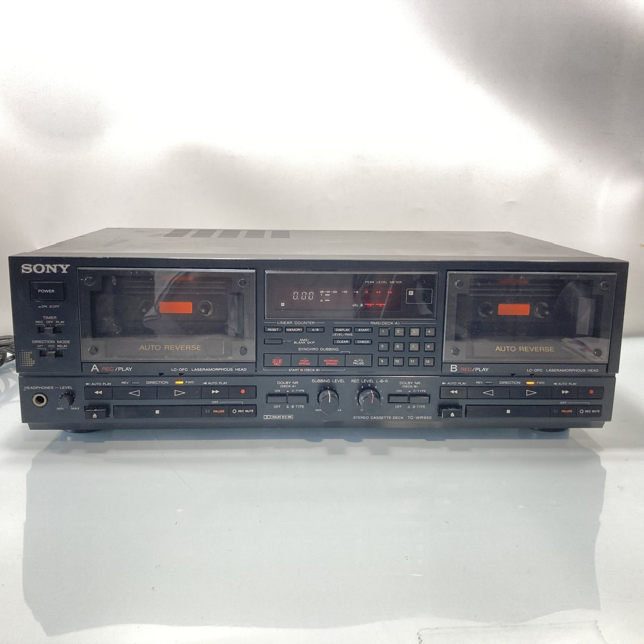 SONY ソニー TC-WR950 ダブルカセットデッキ ツインカセットデッキ 管理番号 OKU10258|G4-100