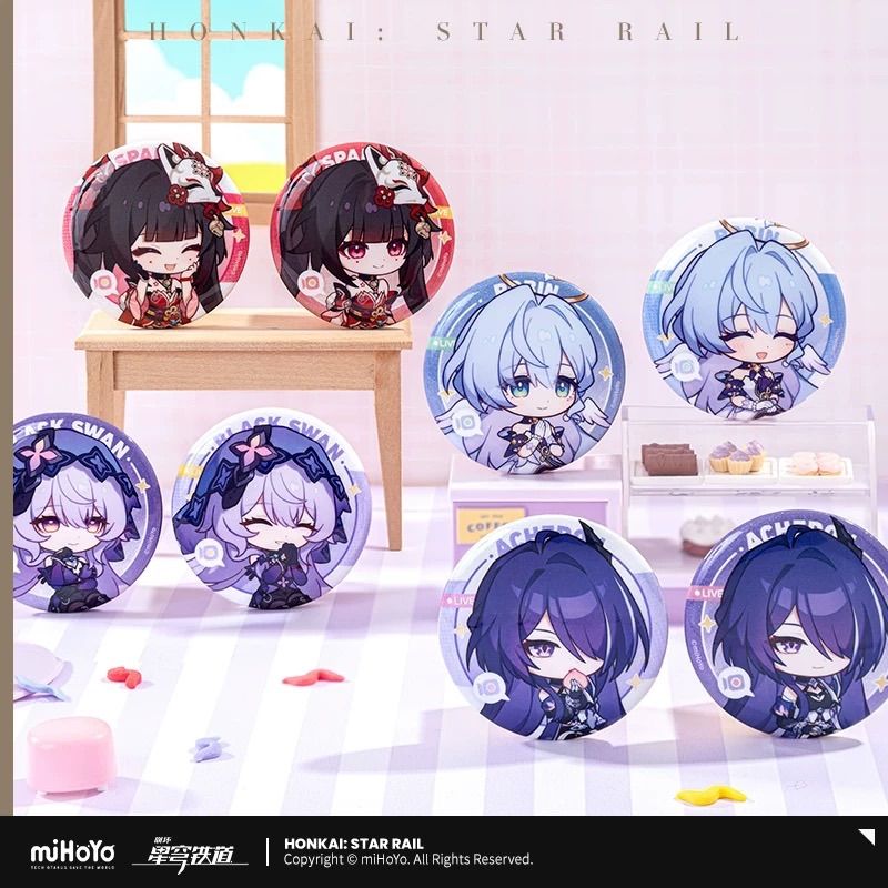 崩壊：スターレイル・公式 缶バッジセット（ミスターフク郎の
