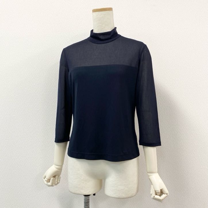 80g23 【美品】 LEONARD レオナール 七分袖カットソー トップス
