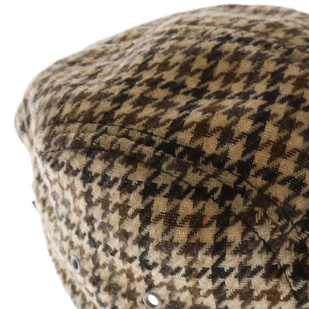 SUPREME (シュプリーム) 23AW Houndstooth Wool Camp Cap 千鳥チェック