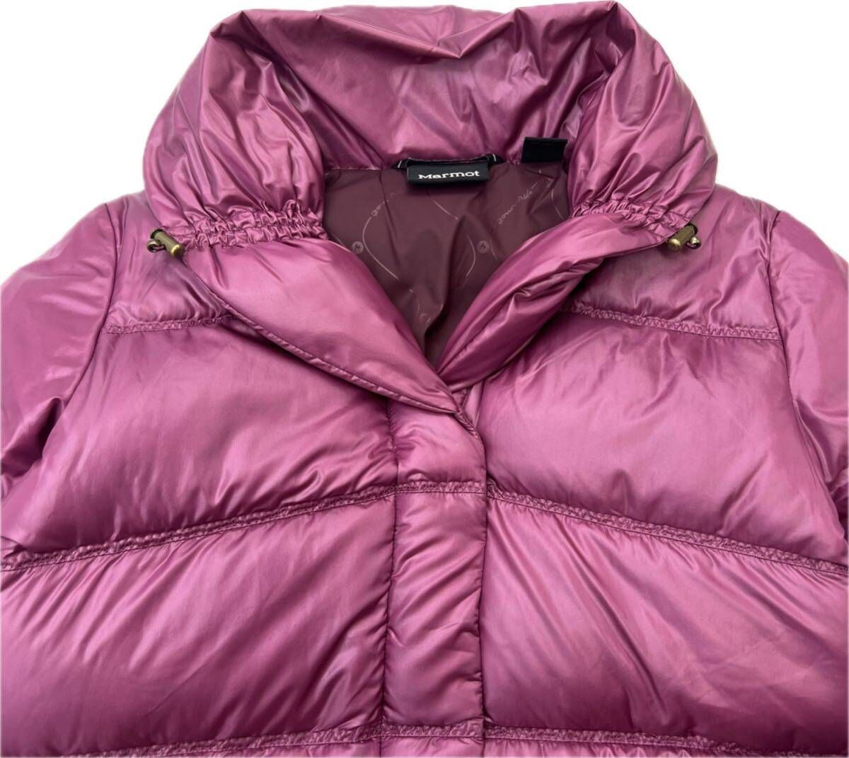 Marmot ☆ マーモット 650 フィルパワー ダウンジャケット パープル ピンク レディース S 秋冬 アウトドア キャンプ タウンユース ■A347 Marmot ☆ マーモット 650 フィルパワー ダウンジャケット パープル