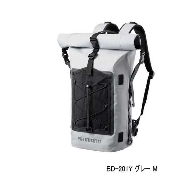 ≪ 25年9月新商品 ≫ シマノ アングラーズドライバックパック BD-201Y グレー Mサイズ