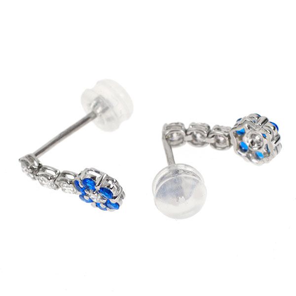 Pt900 アウイナイト　ダイヤモンド　ピアス アウイナイト 0.15ct ダイヤモンド 約0.5ct プラチナ ピアス