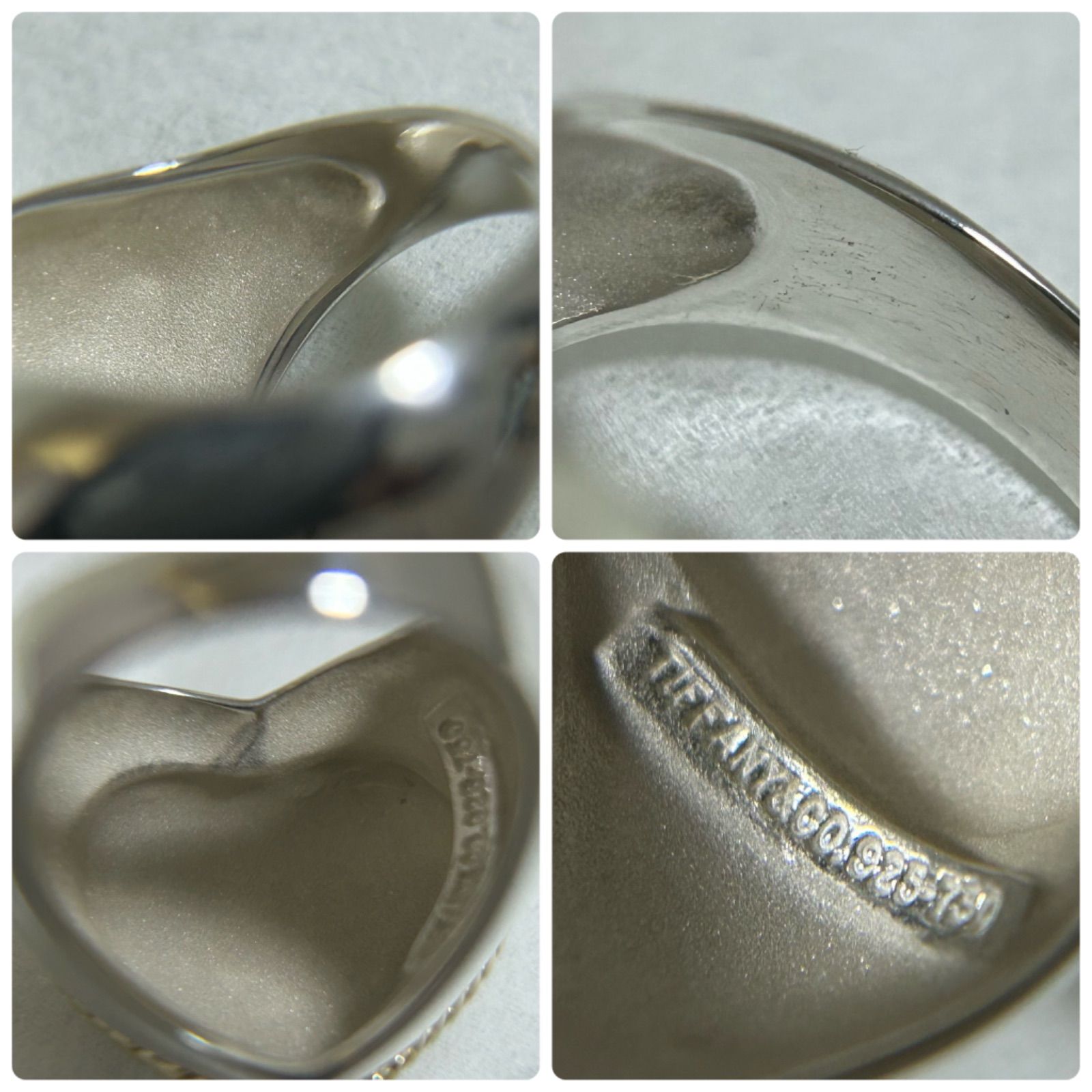 ティファニー　ハート　コンビ　リング　925 750 13号 TIFFANY&Co.】ティファニー ハート コンビ リング・指輪 6.5号