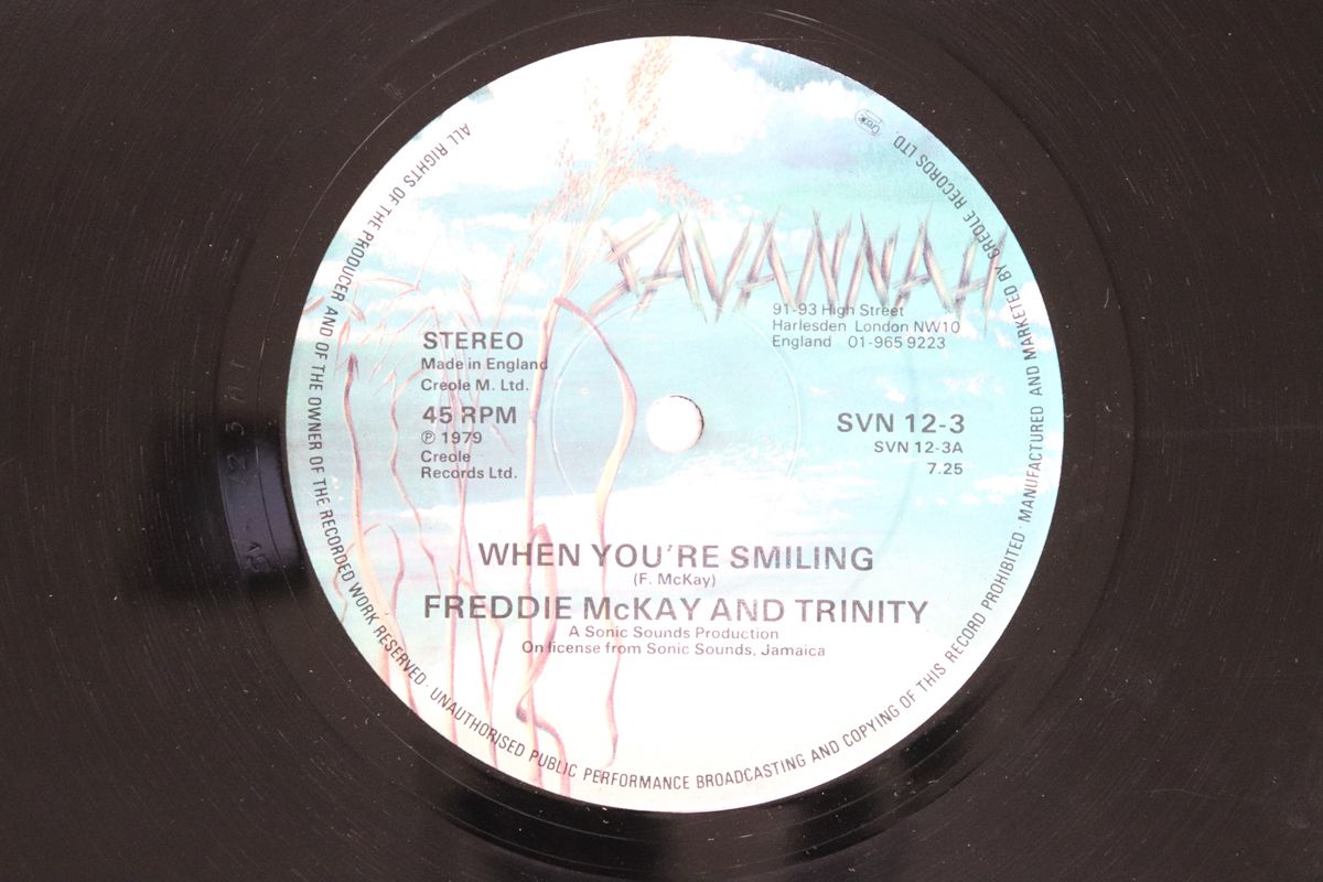 英12” Freddie Mckay, Trinity When Youre Smiling / Smiling