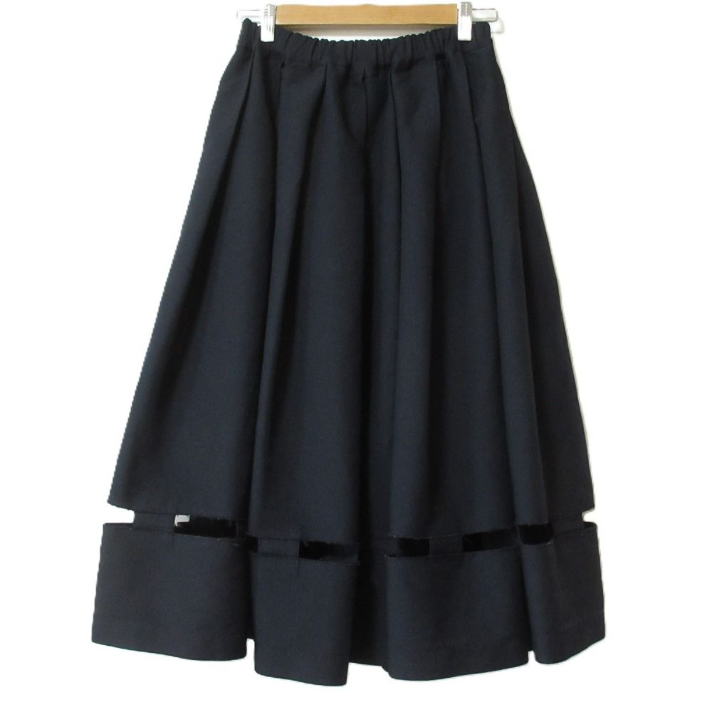 美品 COMME des GARCONS コムコム コムデギャルソン ポリ縮絨