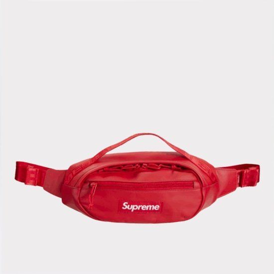 ウエストポーチSupreme NYLON waistbag ref ウェストバッグ レッド ...