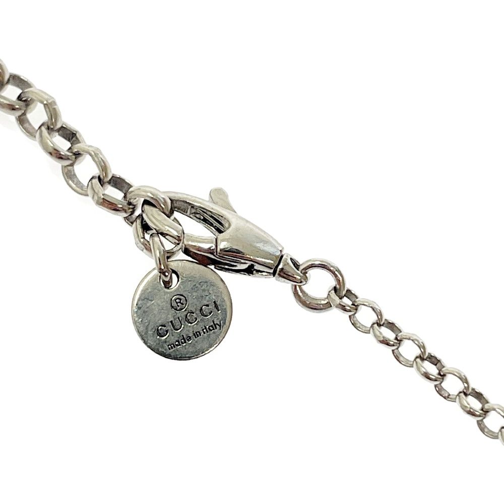 グッチ　ネックレス　アラベスク GG シルバー 画像の付属品付き 中古】【箱付き】 GUCCI グッチ シルバー インターロッキング