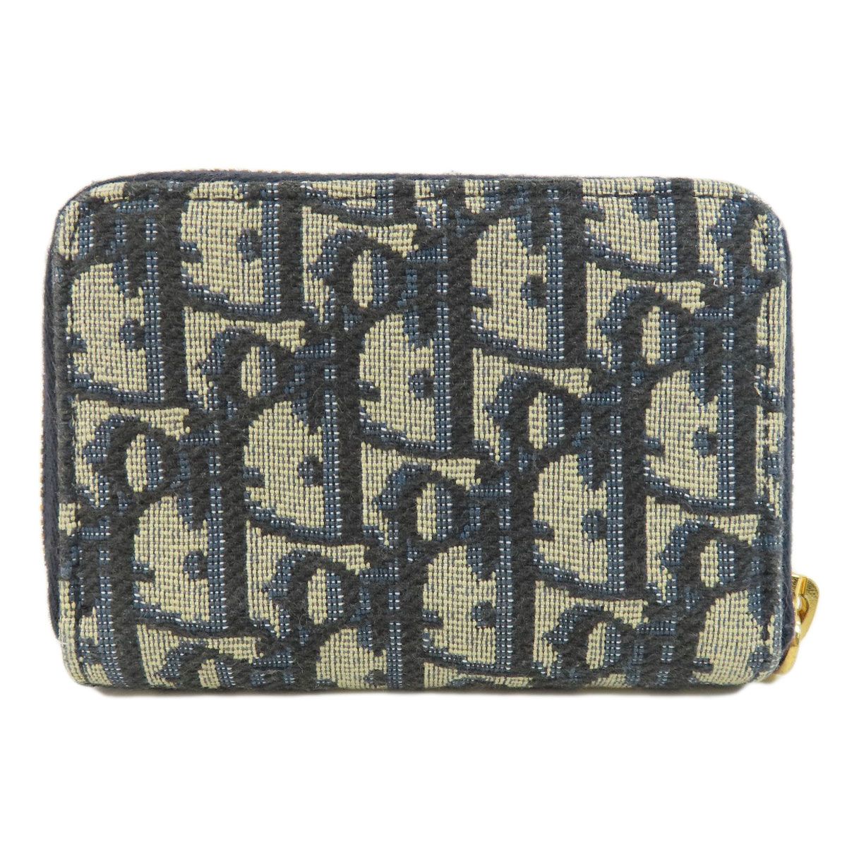 美品　クリスチャンディオール　トロッター　二つ折り財布 CHRISTIAN DIOR クリスチャンディオール トロッター柄 二つ折り財布