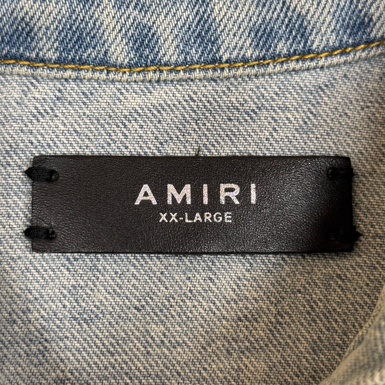 AMIRI ペイント クラッシュ デニムジャケット Gジャン RN150712