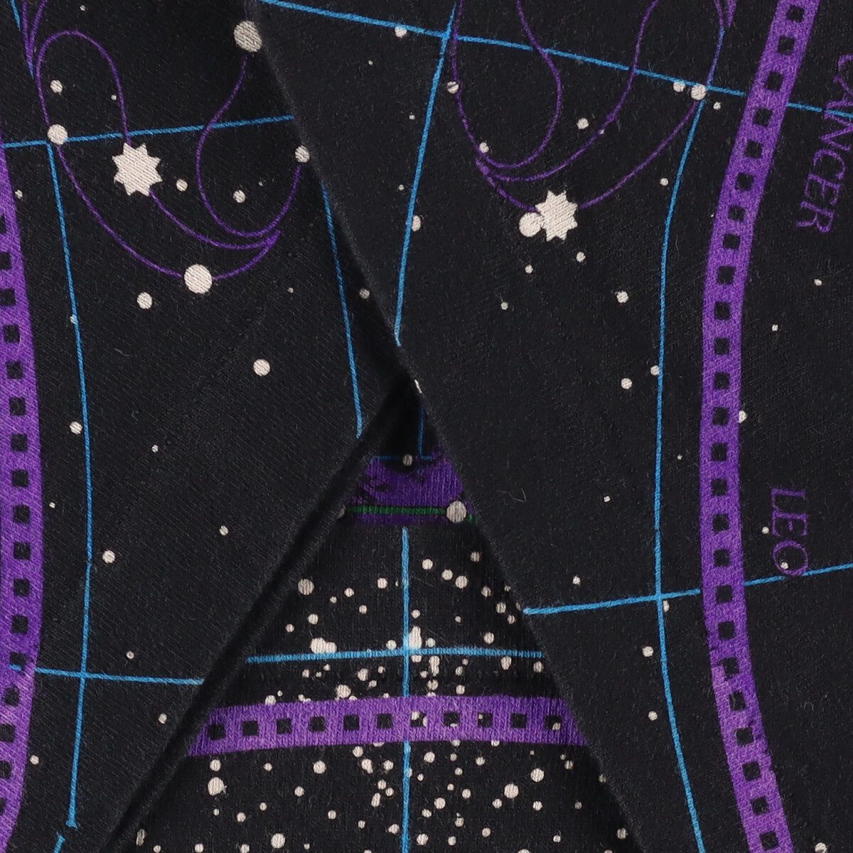 古着 90年代 リキッドブルー LIQUID BLUE 総柄 星座柄 プリントTシャツ 