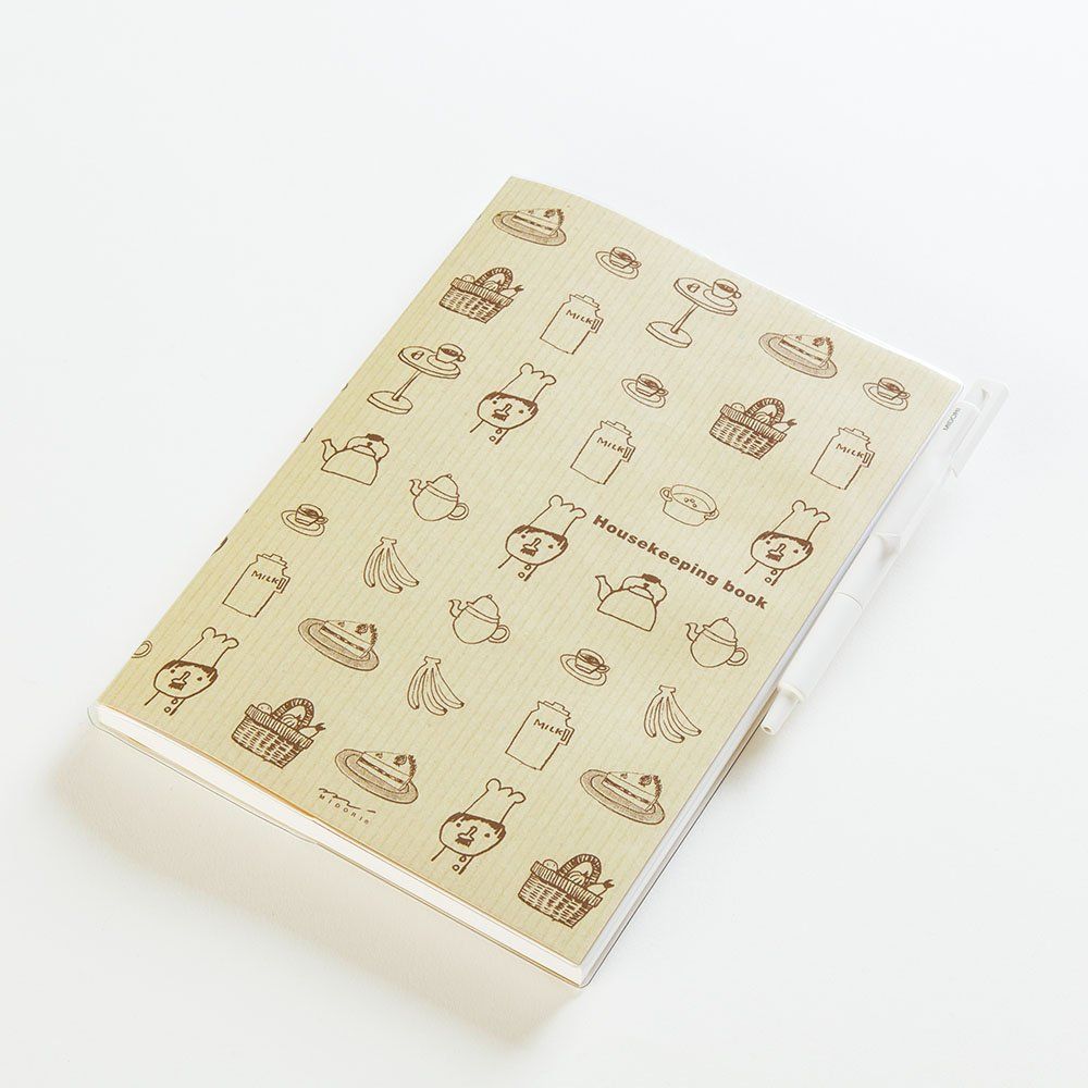  家計簿 A 間 週間 ミドリ MIDORI コックさん柄 家計簿 手帳 日記 家計簿