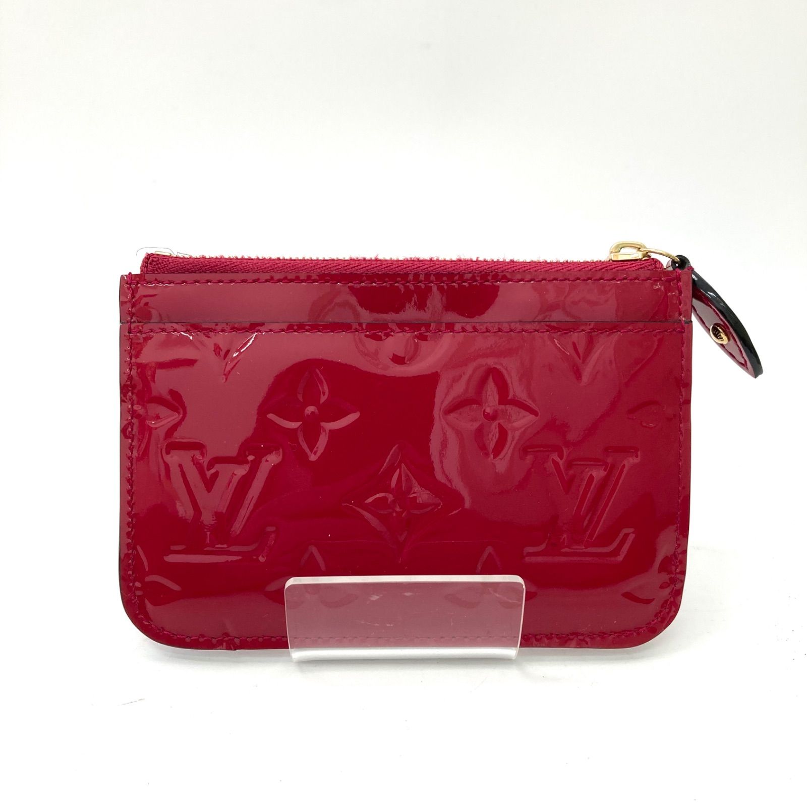 LOUIS VUITTON】ルイヴィトン 美品 ヴェルニ ポシェットクレ NM スリーズ レッド コインケース キーリング付き☆ - メルカリ