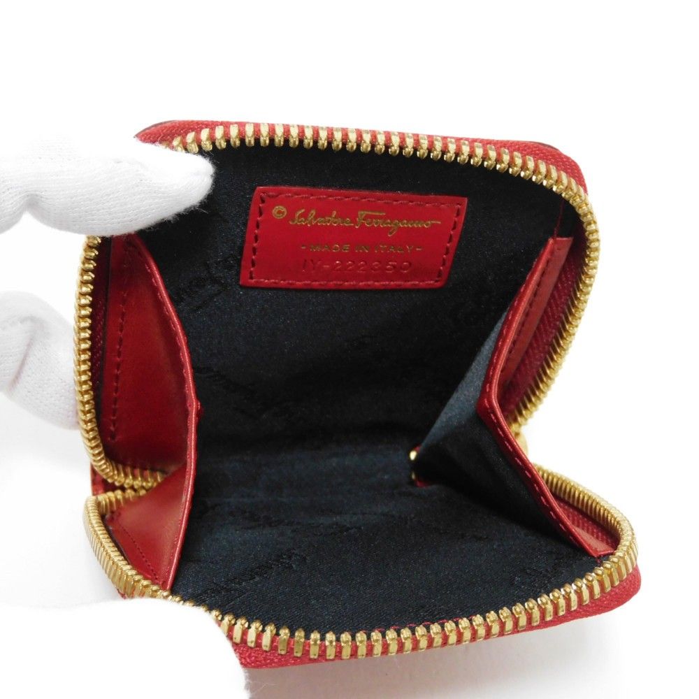 新品同様‼️ サルヴァトーレフェラガモ　財布　小銭入れ　ガンチーニ　メンズ FERRAGAMO フェラガモ Salvatore Ferragamo 財布 長財布