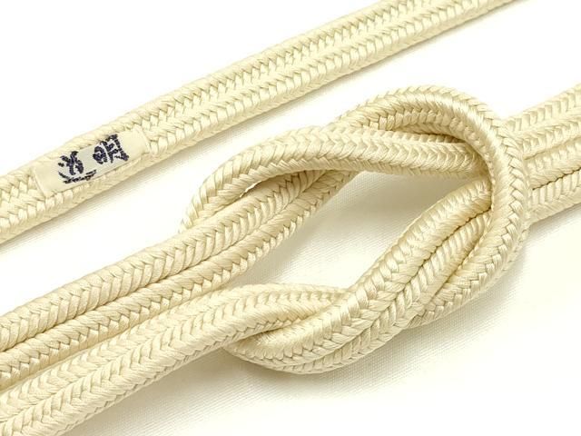 平和屋着物● 上 有職組紐道明 帯締め 冠組 練色 宮内庁御用 国立博物館御用 東京芸術大学御用 AABA9948ay