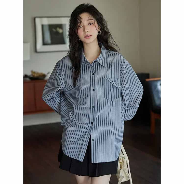 ロングシャツ レディースシャツ 長袖 ストライプ ゆったりシャツ 薄手シフォンシャツ 体型カバー カジュアル トップス 通学通勤 在庫セール 楽天市場】SALE シャツ ストライプ 体型カバー トップス