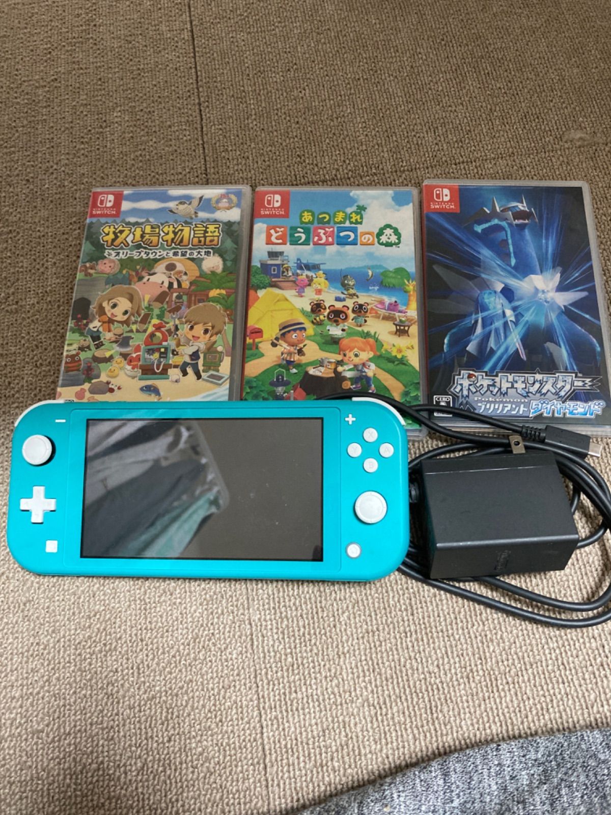 Nintendo Switch Lite ターコイズ ブリリアントダイヤモンド Nintendo Switch 『中古』 Lite [ターコイズ] 任天堂 スイッチ