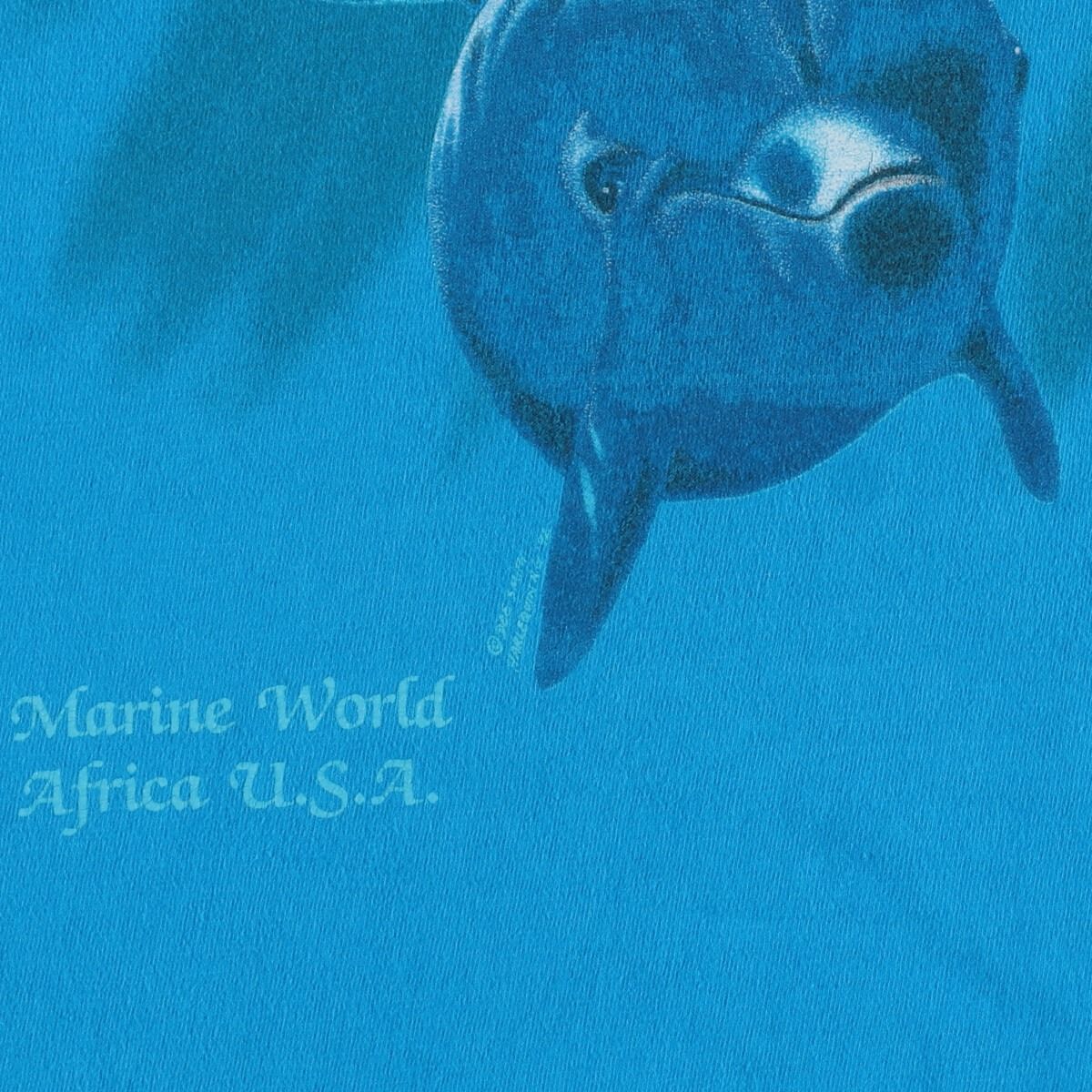 90年代 ヘインズ Hanes 魚柄 アニマルプリントTシャツ USA製 メンズXL ヴィンテージ /eaa33999370cm身幅