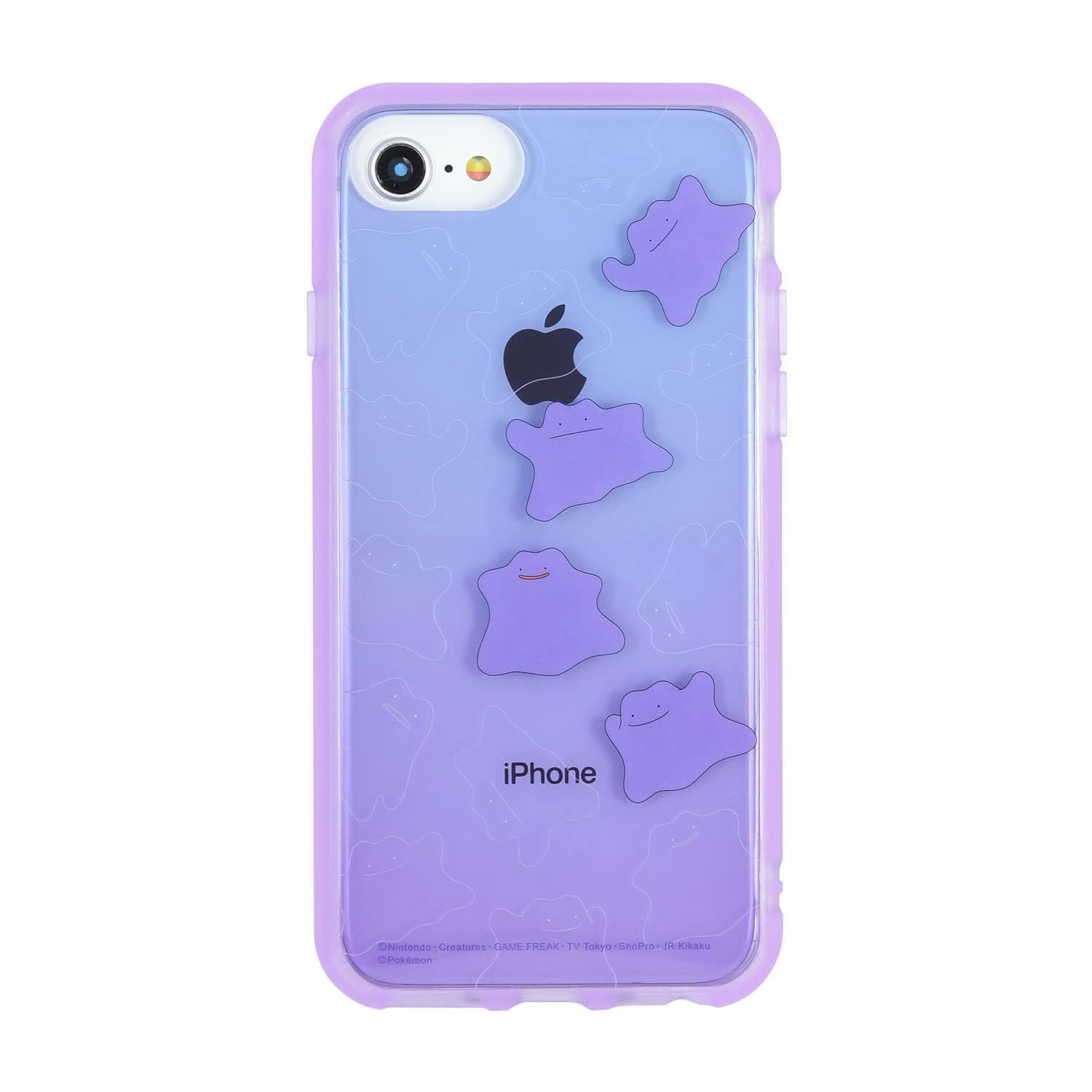 【人気商品】ポケットモンスター IIIIfit グルマンディーズ Clear iPhoneSE(第2世代)/8/7/6s/6(4.7インチ)対応ケース メタモン POKE-745C