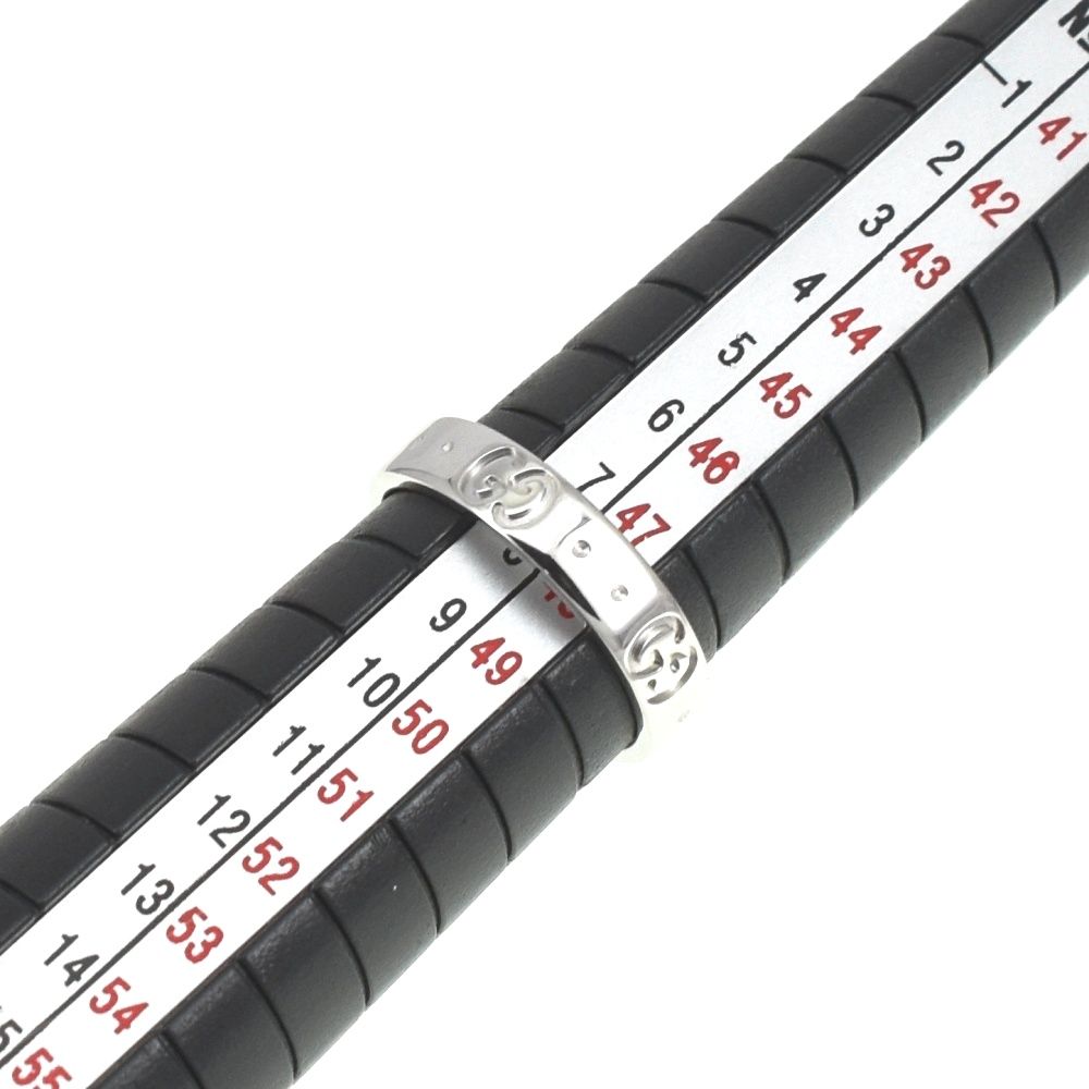 グッチ GUCCI アイコン リング サイズ48|JP8 K18WG レディース S 139695 CAMPINGPARCCENTRAL_COM