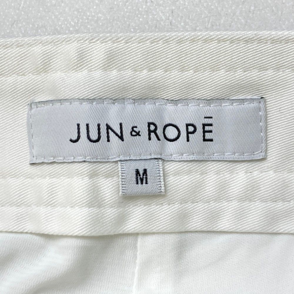 サイズ：M JUN&ROPE ジュン アンド ロペ  インナー付 ストレッチスカート  ホワイト系 [240101464643] ゴルフウェア レディース ストスト サイズ：M JUN&ROPE ジュン アンド ロペ インナー付 ストレッチ