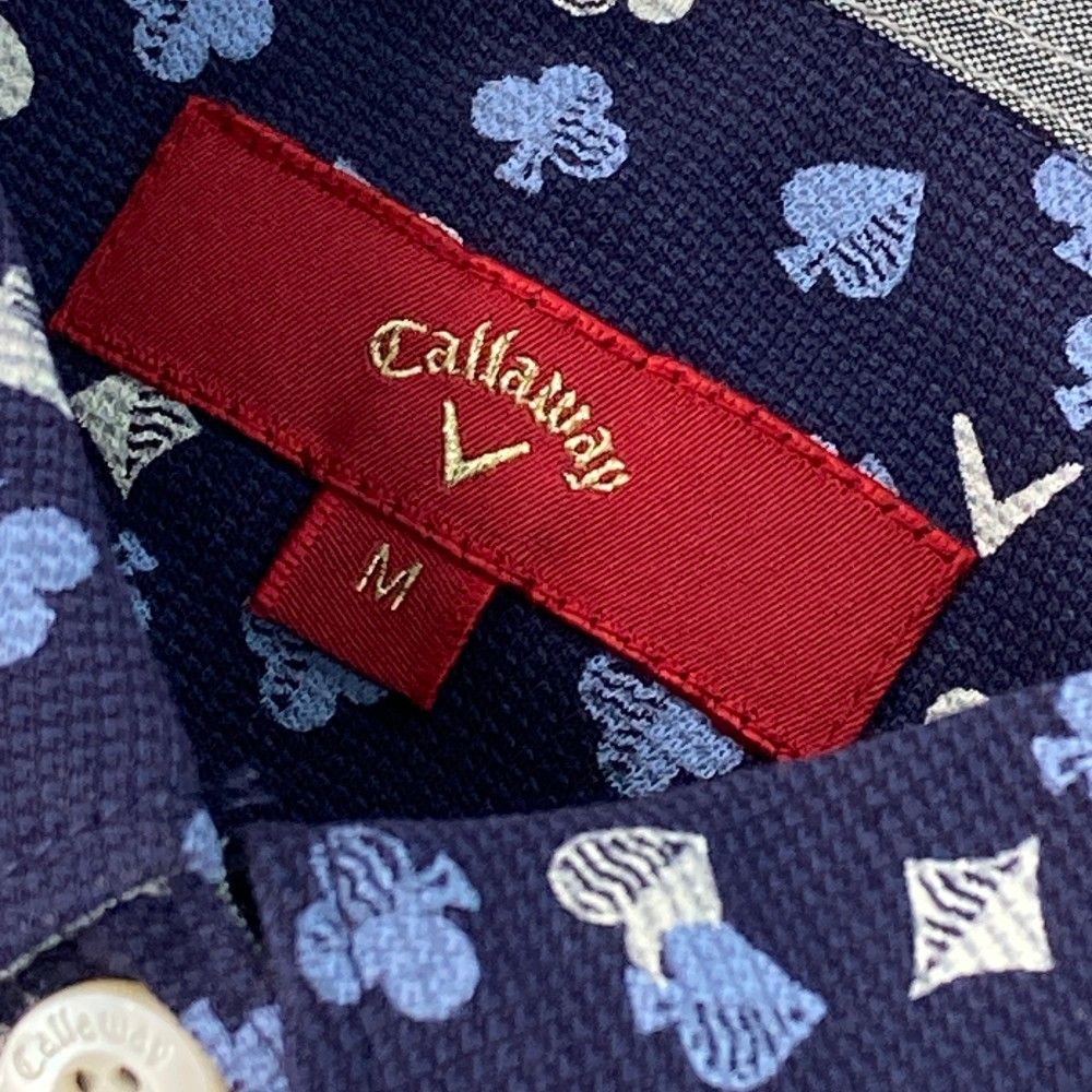 サイズ：M CALLAWAY キャロウェイ 半袖ポロシャツ ボタンダウン