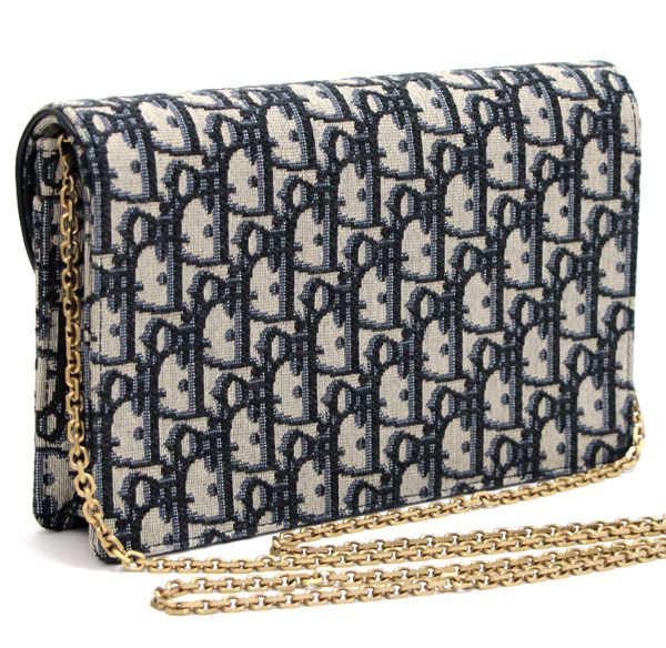 ディオール トロッター チェーンウォレット ショルダーバッグ【62585