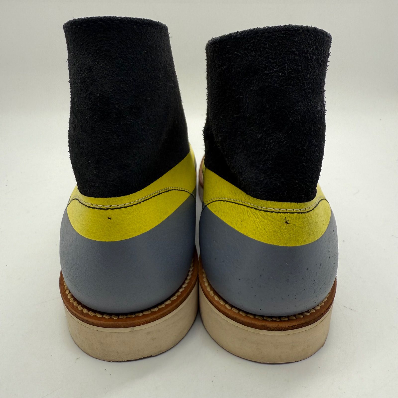 UNDERCOVER ラインペイントブーツ Lサイズ1997AW leaf 初期 UNDER COVER 1997 archive 97aw LEAF paint boots L 28 アンダー