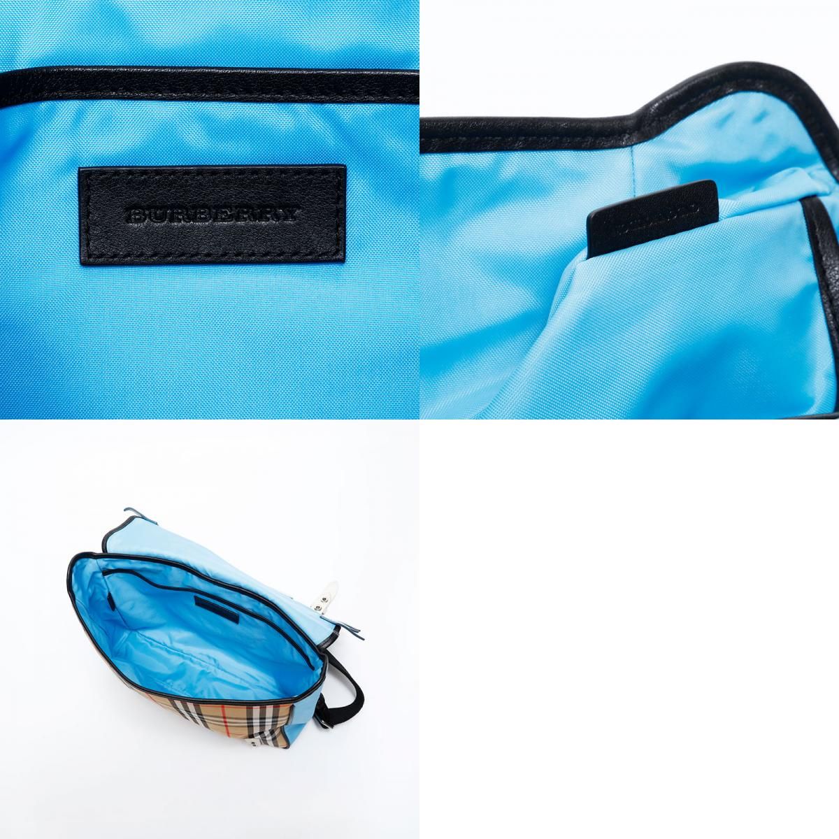 BURBERRY バーバリー リュック・デイパック チェック キャンバス  