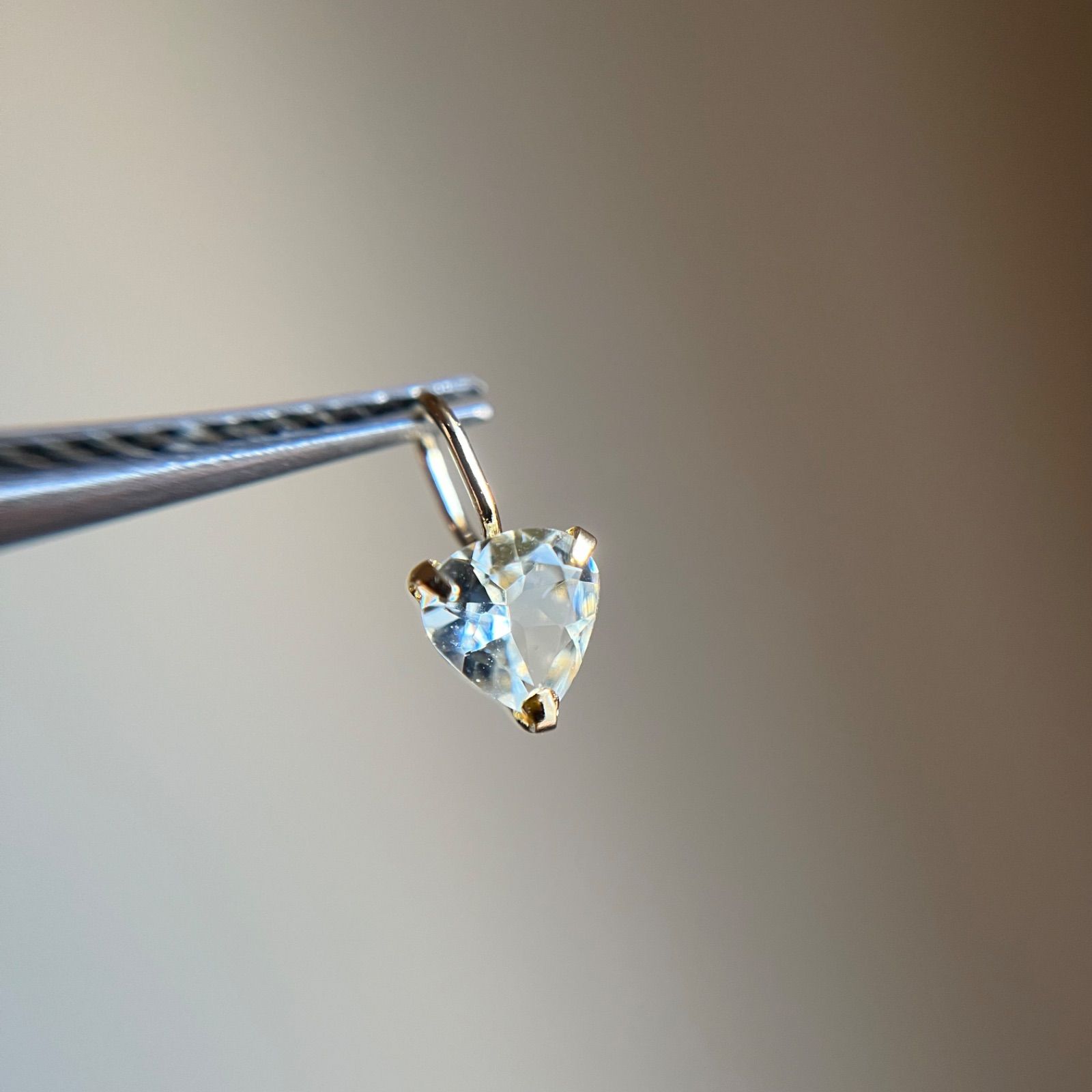 ジュエリーマキ　K18　YG　アクアマリン　ペンダントトップ　ネックレスチャーム アクアマリンペンダントトップk18 ペンダントトップ パール