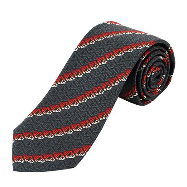 新品 グッチ GUCCI ネクタイ シルク ブラック/レッド - メルカリ 
