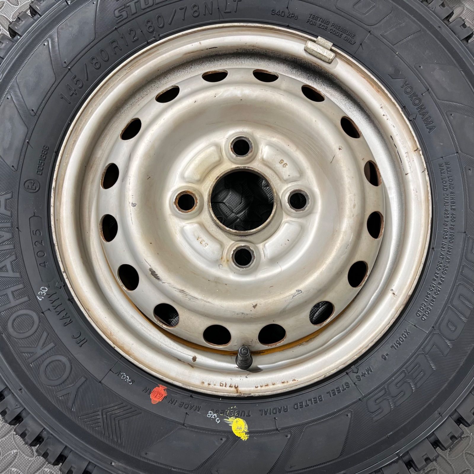 25年製 タイヤ 145 80R12 80 78N LT ヨコハマ SY01V ホンダ アクティ スタッドレスタイヤ 冬タイヤ 1103E USTAUSTRALIA_COM_AU